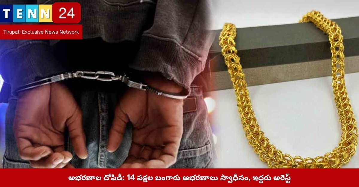 ఆభరణాల దోపిడీ కేసులో స్వాధీనం చేసుకున్న బంగారం