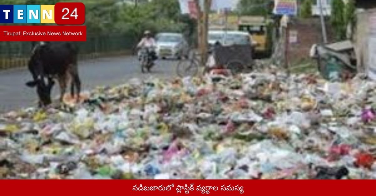 నడిబజారులో ప్లాస్టిక్‌ వ్యర్థాల సమస్య