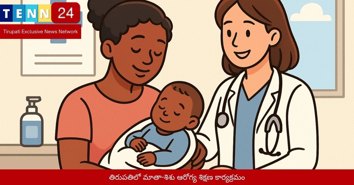 తిరుపతిలో మాతా-శిశు ఆరోగ్య శిక్షణ కార్యక్రమం