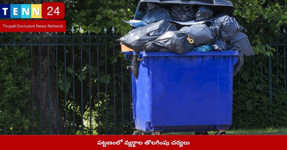 పట్టణంలో వ్యర్థాల తొలగింపు చర్యలు