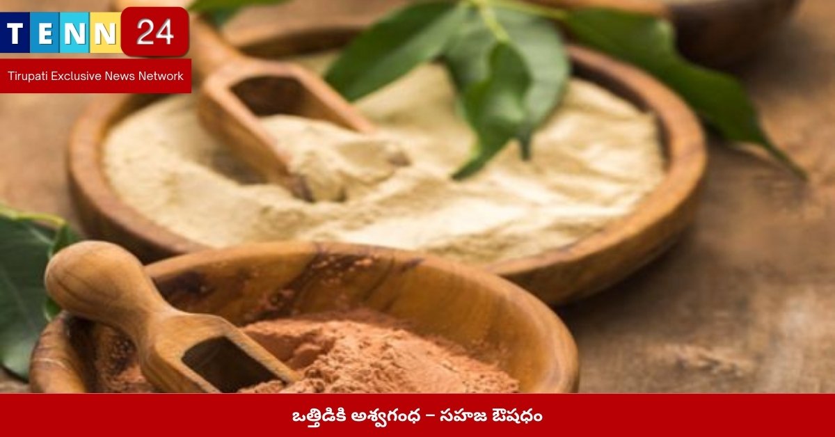 ఒత్తిడికి అశ్వగంధ – సహజ ఔషధం