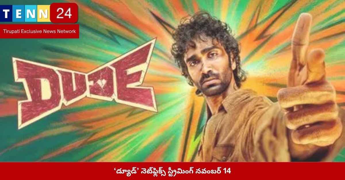 డ్యూడ్ సినిమా నెట్‌ఫ్లిక్స్ స్ట్రీమింగ్ పోస్టర్