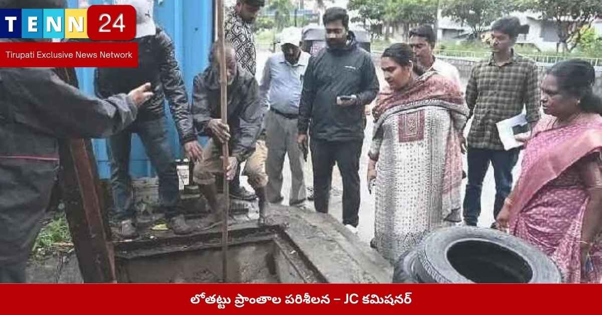 లోతట్టు ప్రాంతాల పరిశీలన